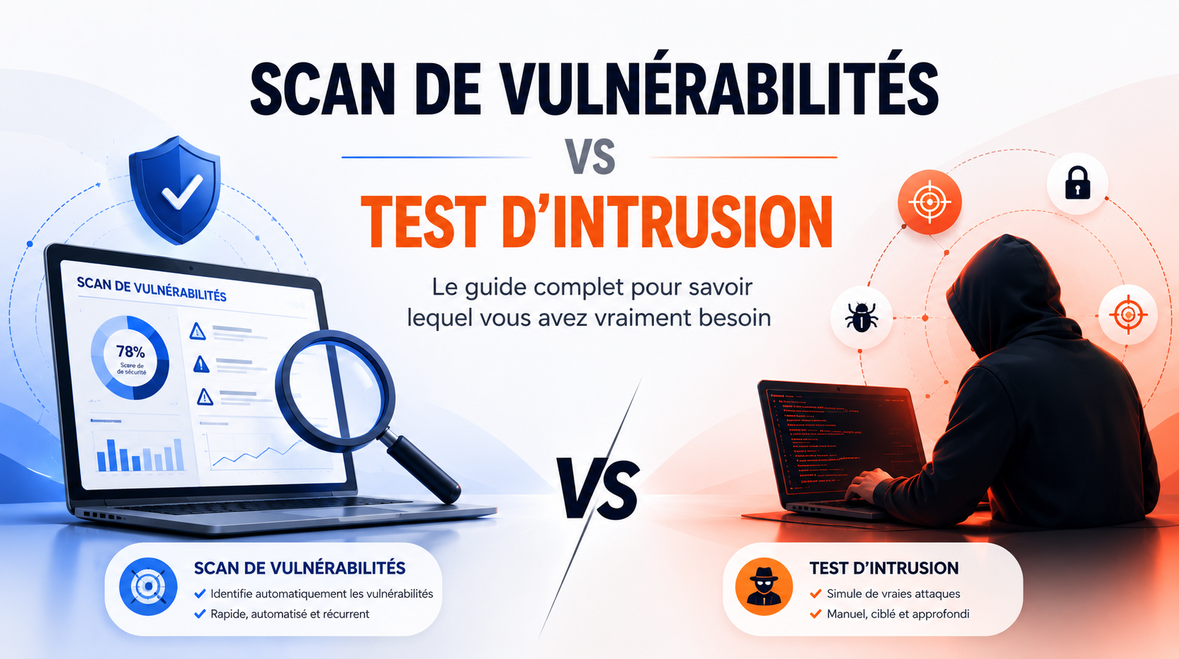Scan de Vulnérabilités vs Pentest : Le Guide Complet 2026